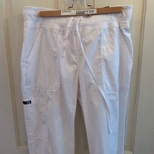 White cargo pants